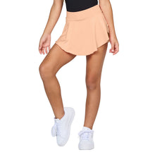 Load image into Gallery viewer, Sofibella UV Girls Tennis Skirt - Sorbet/L
 - 14