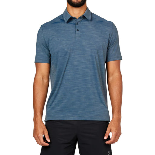  Sofibella SB Sport Mens Tennis Polo - Charcoal Melang/S