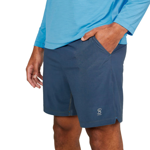 Sofibella SB Sport 7 Inch Mens Tennis Short - Charcoal/XL