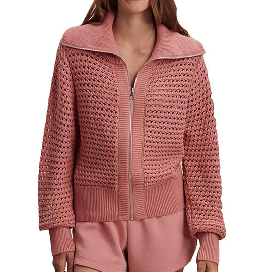 Varley Eloise Full Zip Knit Womens Sweater