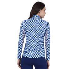 Load image into Gallery viewer, Ibkul Gingham Check Essential Womens Golf QZ
 - 4