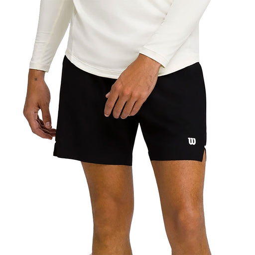 Wilson Tournament V2 7 Inch Mens Tennis Shorts - Black/XL