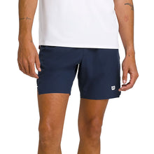 Load image into Gallery viewer, Wilson Tournament V2 7 Inch Mens Tennis Shorts - Classic Navy/XL
 - 3