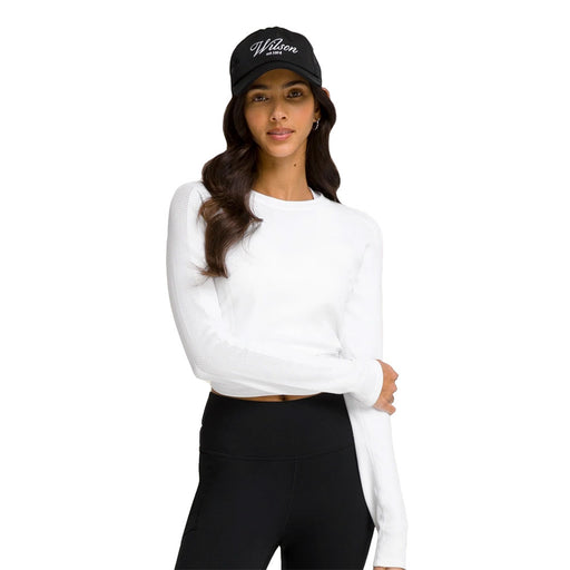 Wilson Pro Seamless LS Womens Tennis Shirt - Bright White/L