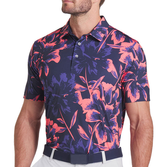 Puma Mattr Broken Flower Mens Golf Polo