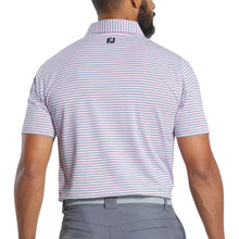 Load image into Gallery viewer, FootJoy Balance Stripe Lisle Mens Golf Polo
 - 3