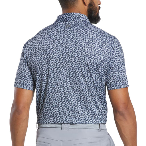FootJoy Floral Sketch Print Lisle Mens Golf Polo
