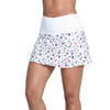 Lucky In Love Pickleball Medley Scallop 14 inch Womens Pickleball Skirt