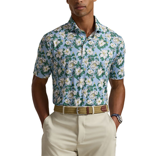 RLX Polo Golf LW Airflow GR Knit Mens Golf Polo - Georg Ros/O Blu/XXL