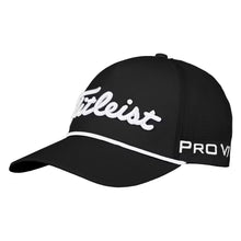 Load image into Gallery viewer, Titleist Tour Rope Mens Golf Hat - Black/White
 - 1