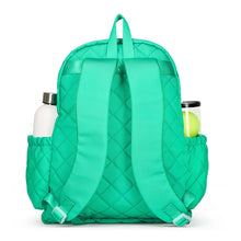 Load image into Gallery viewer, Ame &amp; Lulu Game On Quilted Jade Tennis Backpack
 - 2