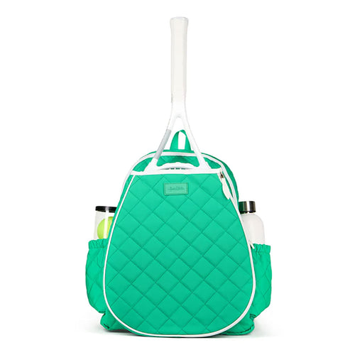 Ame & Lulu Game On Quilted Jade Tennis Backpack