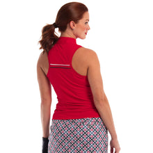 Load image into Gallery viewer, EP New York Racer Back Sleeveless Womens Golf Polo
 - 2