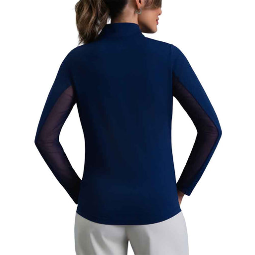 Ibkul Solid Sleeveless Womens Golf Polo