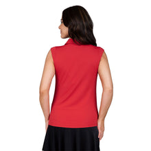 Load image into Gallery viewer, Ibkul Solid Sleeveless Womens Golf Polo
 - 2