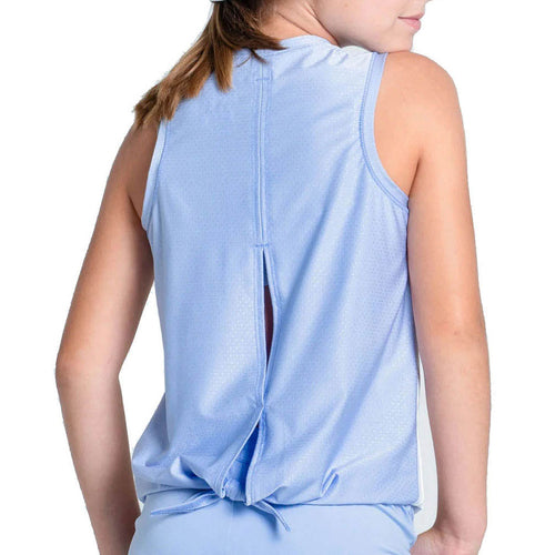 Lucky in Love Lavender Love Tie Back Girls Tennis Tank - 2