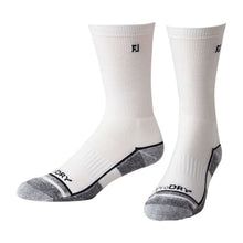 Load image into Gallery viewer, FootJoy ProDry Mens Crew Golf Socks - White/7-12
 - 3