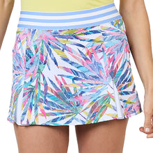 Load image into Gallery viewer, Sofibella UV Colors 13 In Geo Womens Tennis Skirt - Amazonia Leaves/XL
 - 2