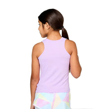 Load image into Gallery viewer, Sofibella UV Racerback Girls Lav Tennis Tank Top
 - 2