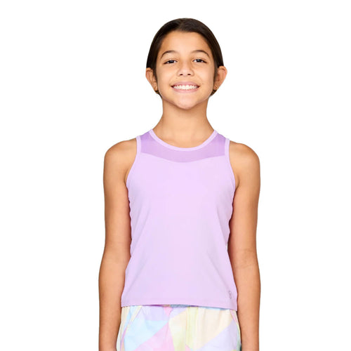Sofibella UV Racerback Girls Lavender Tennis Tank Top