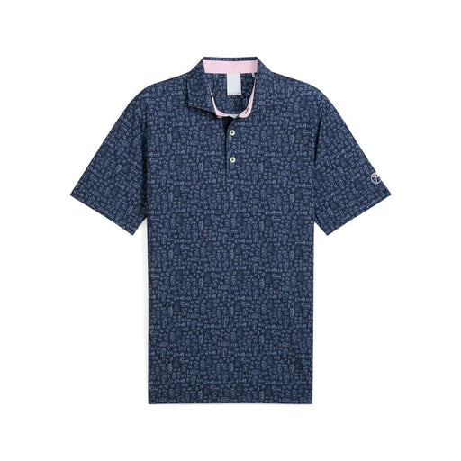 Puma X Arnold Palmer Sketch Mens Golf Polo - Dp Nvy/Peace Bl/XXL