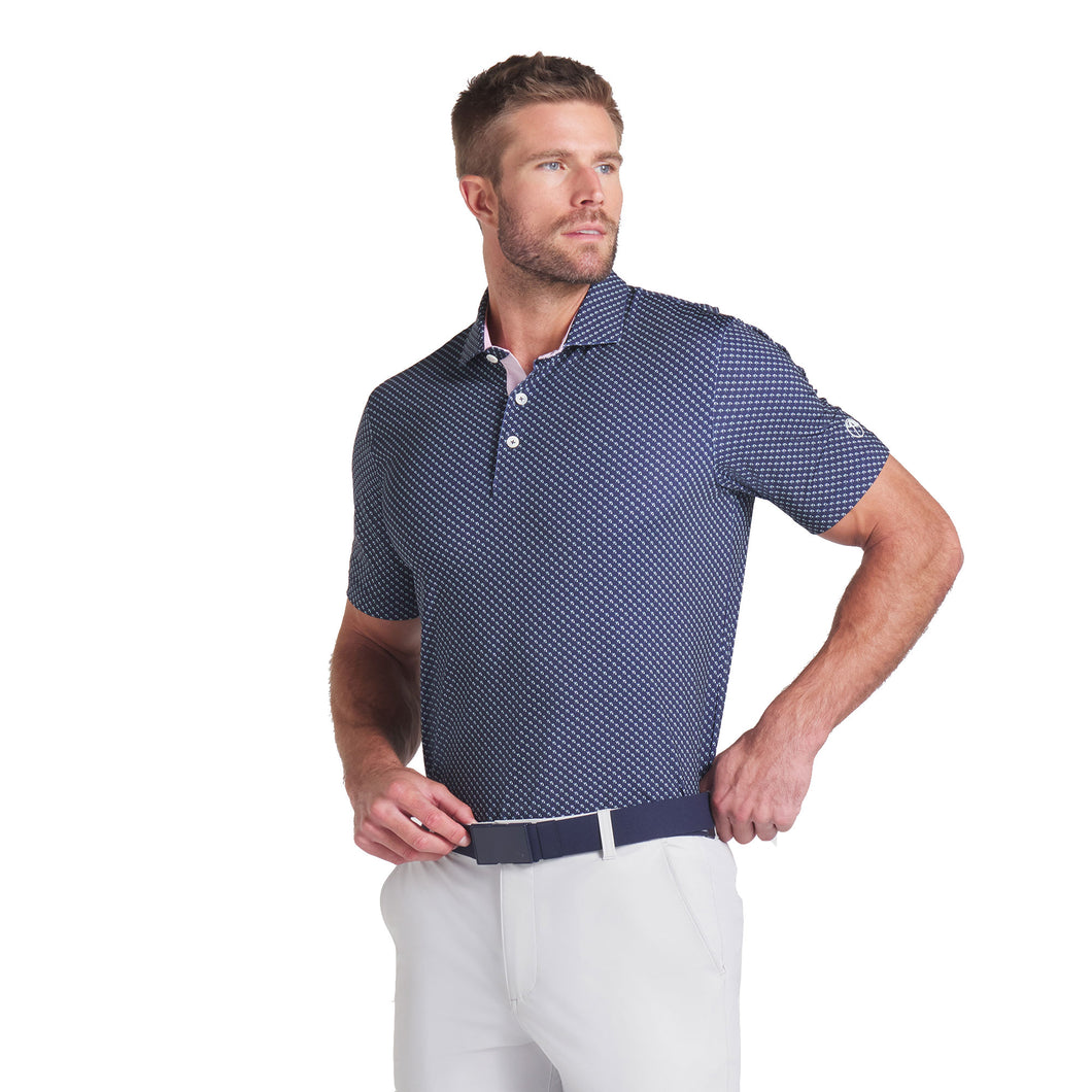 Puma Golf X AP Micro Umbrellas Mens Golf Polo - Deep Navy/XXL