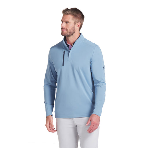 PUMA Golf X AP Cloudspun Tech Men Golf Quarter-Zip - Zen Blue/XL