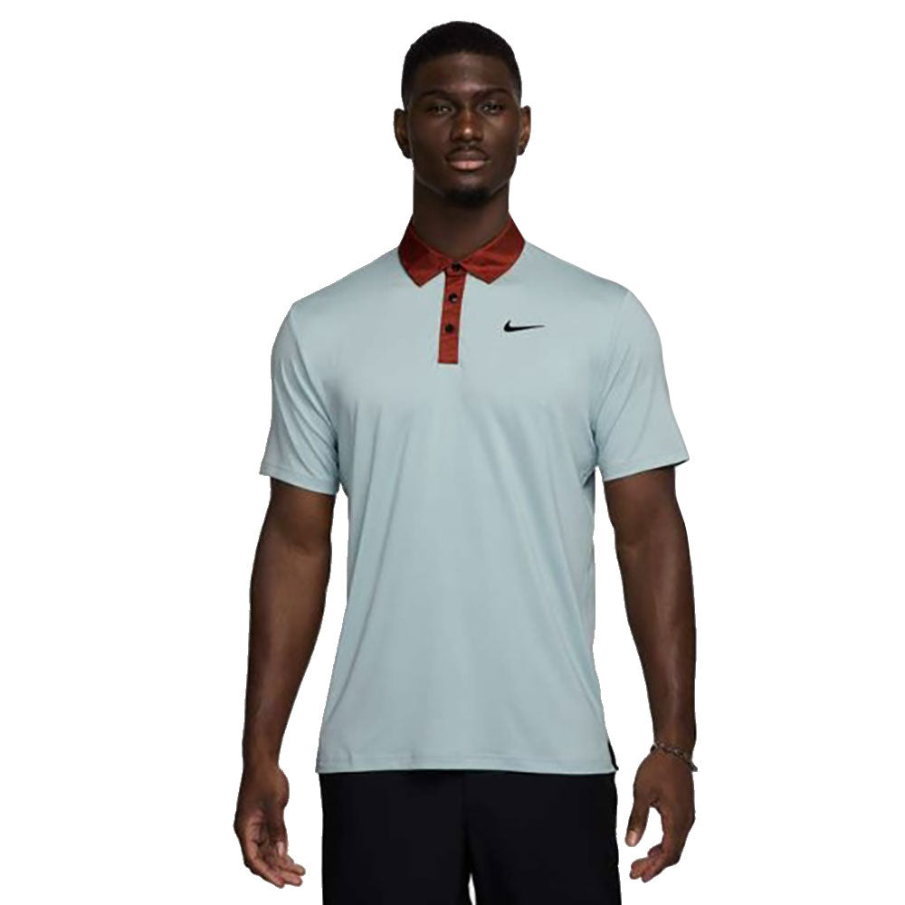 Nike Golf Dri-Fit Tour Contrast Mens Polo - Ocean Cube/Ston/XXL