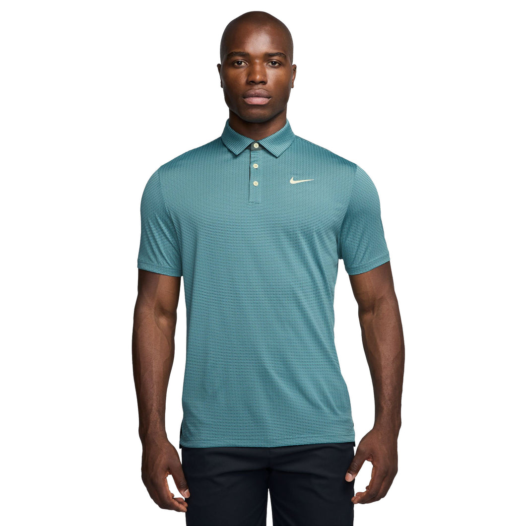 Nike Golf Dri-Fit Tour Texture Mens Polo - Minrl Teal/Ivry/XXL