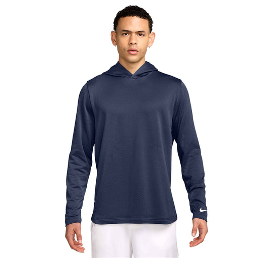 Nike Dri-Fit Tour Lightweight Mens Golf Hoodie - Midnt Navy/Wht/XXL