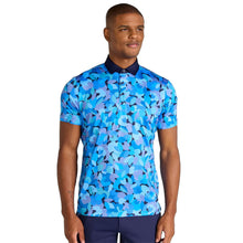 Load image into Gallery viewer, Redvanly Fleurs Mens Golf Polo - Midnt Nvy Multi/XXL
 - 1