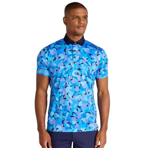Redvanly Fleurs Mens Golf Polo - Midnt Nvy Multi/XXL