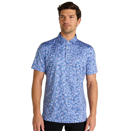 Redvanly Fourcy Mens Golf Polo - Blue Lavender/XL