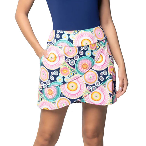 Ibkul Leona Layered 17.5 Wmns Golf Skort - Navy Multi/XL