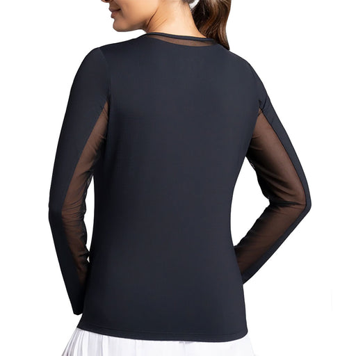 Ibkul Essential Solid LS Crew Mesh Wmn Tenns Shirt