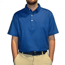 Load image into Gallery viewer, Ace &amp; Oak Mens Golf Polo - Blue Diamond/XXL
 - 1