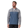 TravisMathew Rail Transport Mens Hooded Quarter Zip Pullover