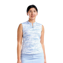 Load image into Gallery viewer, NVO Linnea Mock Womens Golf Polo - Gentle Blue/L
 - 1