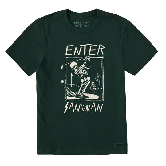 Life Is Good Enter Sandman Crusher Shortsleeve Mens T-Shirt