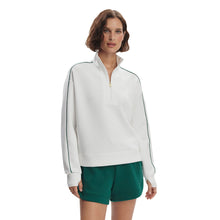 Load image into Gallery viewer, Varley Kirsi Half-Zip Womens Pullover - White/Forest/L
 - 1