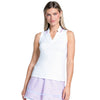 Lucky In Love Retro Revival Sleeveless Womens Golf Polo