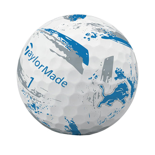 TaylorMade NFL SpeedSoft Ink Detroit Lions Golf Balls - Dozen - 2