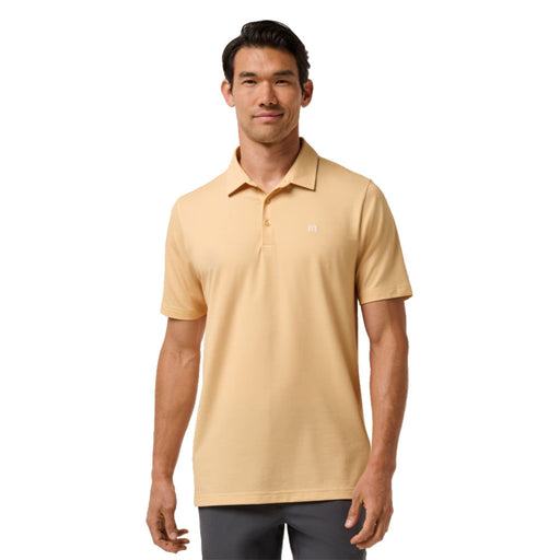 TravisMathew Featherweight Vista Mens Golf Polo - Rattan/XL