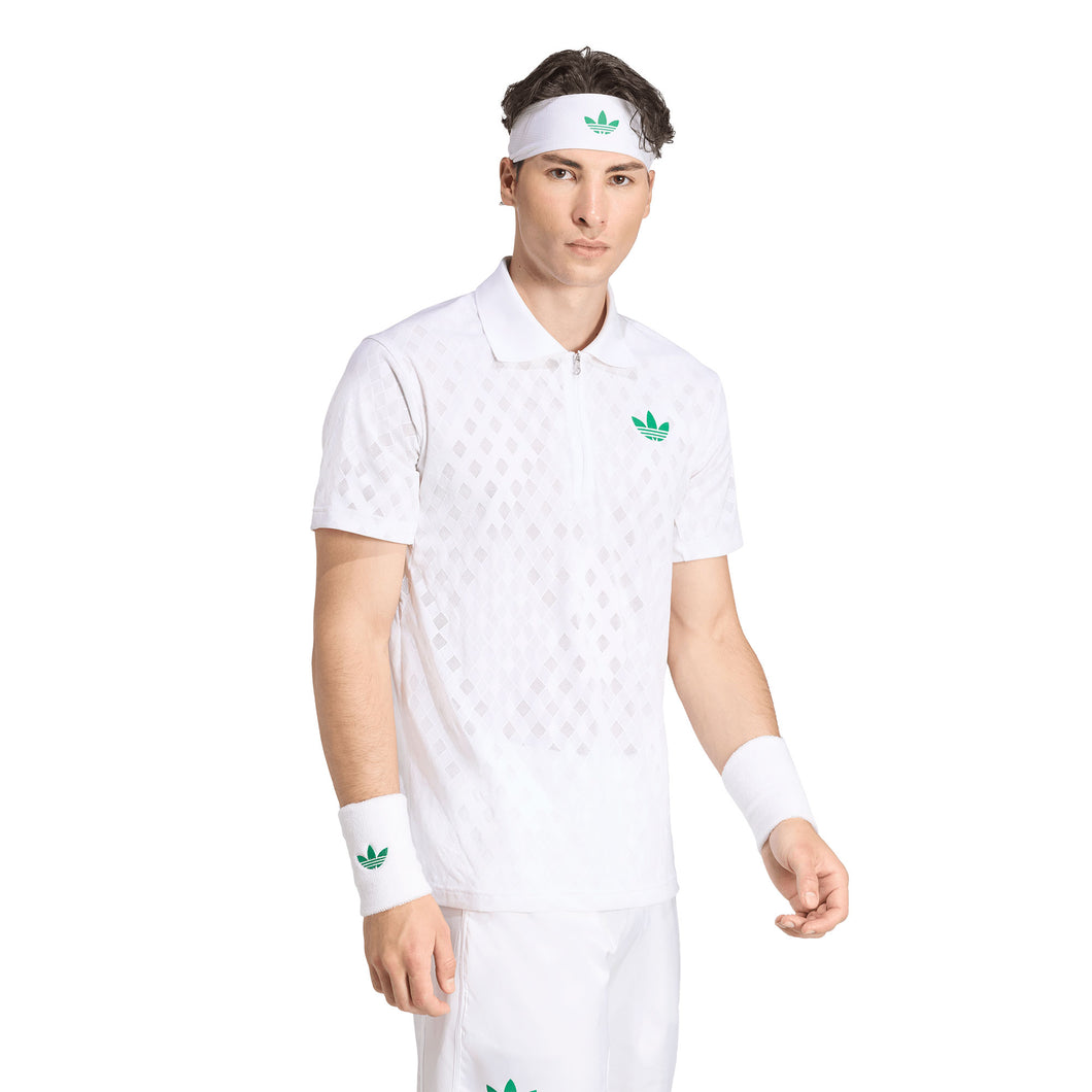 Adidas Pro Mens Tennis Polo - White/XL