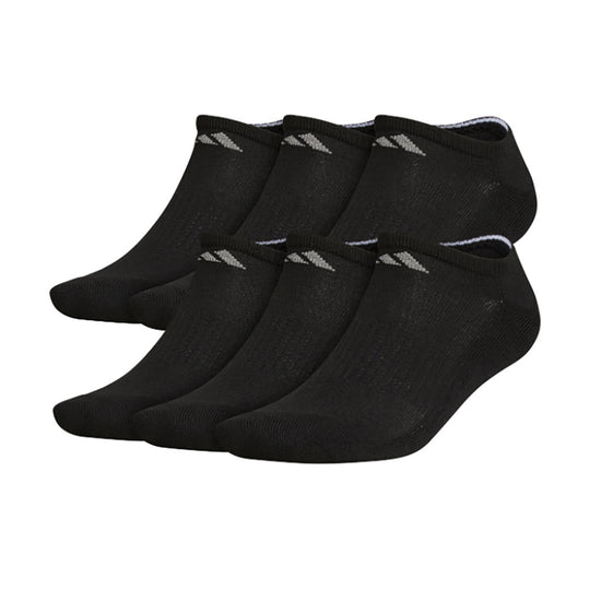 Adidas Athletic Cushioned Mens No Show Socks 6-Pack