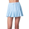 Lucky In Love High Waist Linen Stripe 12 inch Womens Tennis Skirt