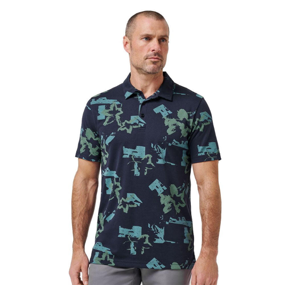 TravisMathew Favorite Hello Mens Golf Polo - Total Eclipse/XL
