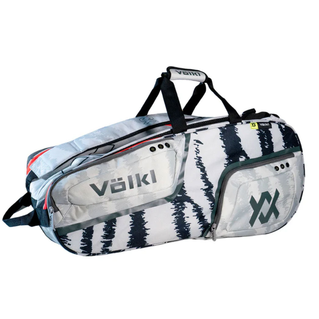 Volkl Zebra Combi 6 Pack Tennis Bag - Ghost White
