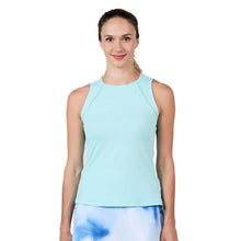 Load image into Gallery viewer, Sofibella Perfect Storm 24 Inch Women Tennis Tank - Blue Light/L
 - 1