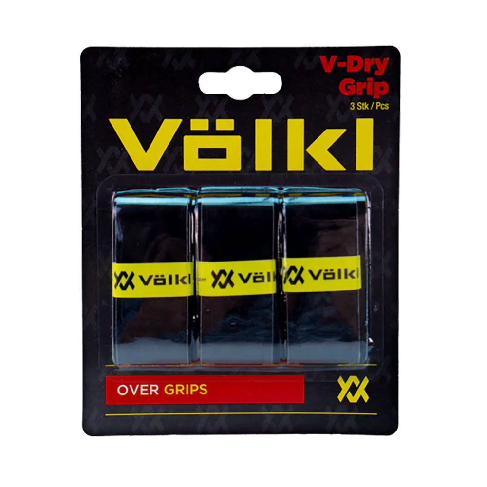 Volkl V-Dry 3 Pack Overgrip - Black